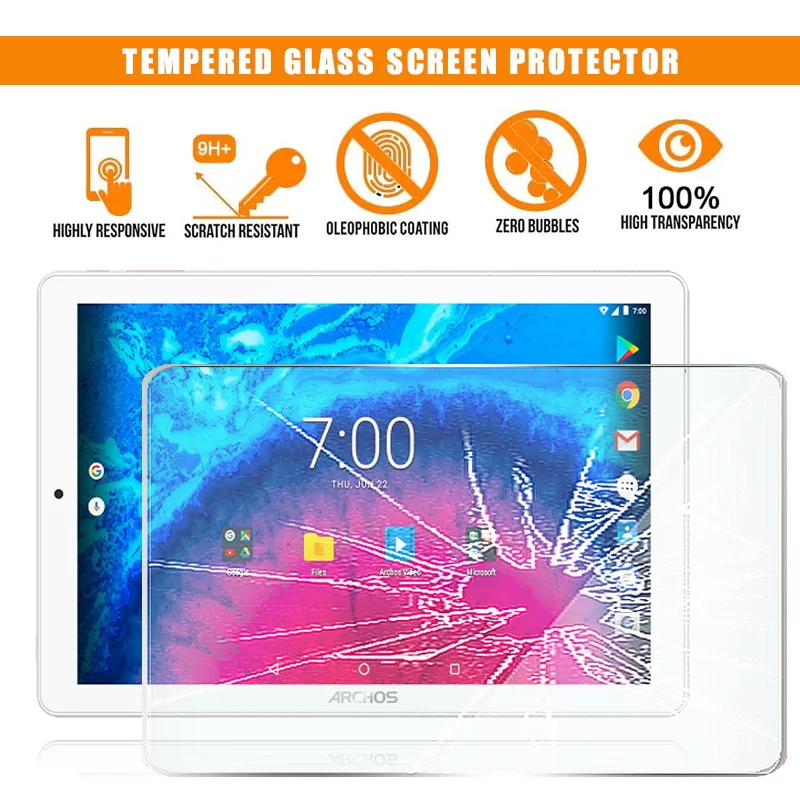 Закаленное стекло для планшета ARCHOS Core 101 3G V2 защита экрана премиум-класса