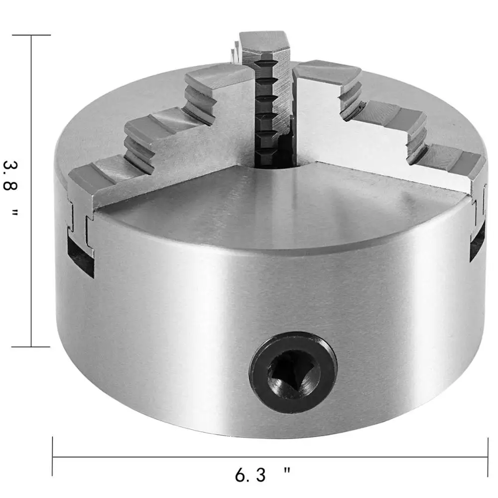 160 mm diameter three-jaw chuck high-precision lathe chuck self-centering chuck with precision bevel gear
160 mm diameter three-jaw chuck high-precision lathe chuck self-centering chuck with precision bevel gear