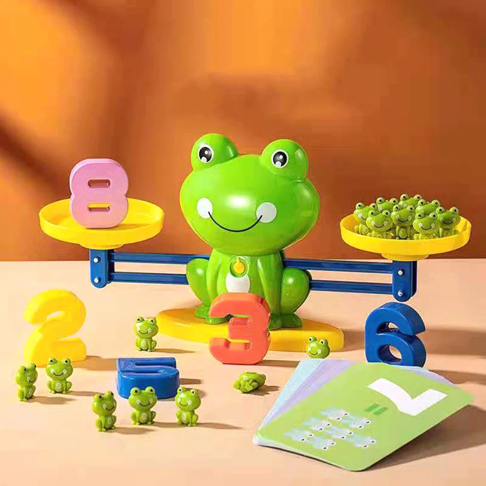 Math Match Game Board Toys Frog Cat Match Balancing Scale Number Balance Game Kids Educational Toy to Learn add and subtract
Math Match Game Board Toys Frog Cat Match Balancing Scale Number Balance Game Kids Educational Toy to Learn add and subtract