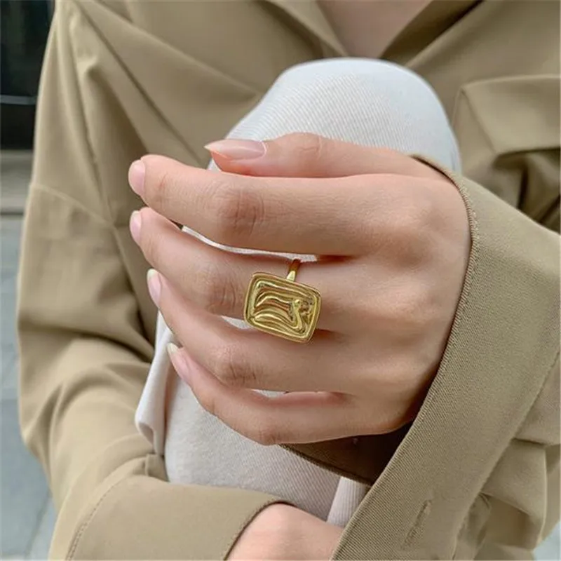 Hangzhi Korean geometric coaxial glossy trendy cool niche design simple net red jump di exaggerated opening ring for women
Hangzhi Korean geometric coaxial glossy trendy cool niche design simple net red jump di exaggerated opening ring for women