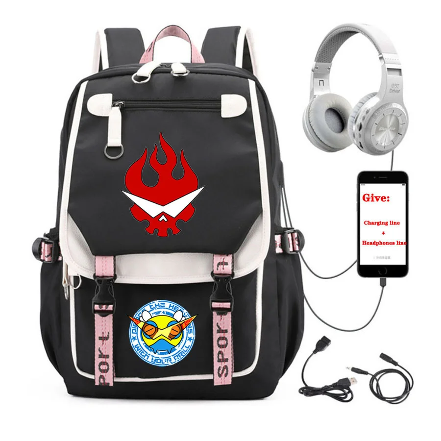 USB Charging teenagers Laptop packsack anime Tengen Toppa backpack Women men Travel Backpack student School book Bag
USB Charging teenagers Laptop packsack anime Tengen Toppa backpack Women men Travel Backpack student School book Bag