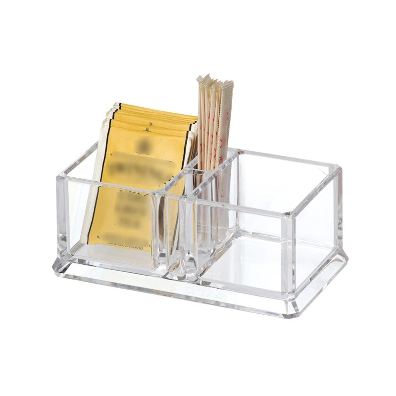 2 Lattices Clear Acrylic Tea Bags Holder Coffee Sugar Bag Boxes Acrylic Storage Organizer Case 15X8X6cm
2 Lattices Clear Acrylic Tea Bags Holder Coffee Sugar Bag Boxes Acrylic Storage Organizer Case 15X8X6cm