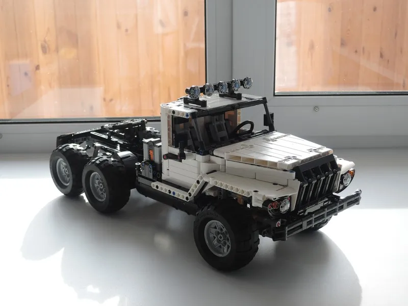 Новая технология строительный блок механические Шестерни MOC-13437 грузовик 6x6 внедорожник дистанционного Управление RC Ассамблеи игрушка в по...
Новая технология строительный блок механические Шестерни MOC-13437 грузовик 6x6 внедорожник дистанционного Управление RC Ассамблеи игрушка в по...