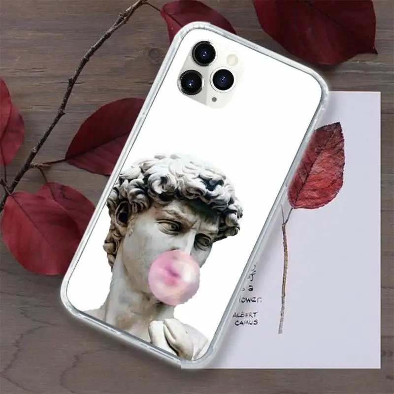 Cartoon Statue Abstract Art Phone Case Transparent for iPhone 11 12 mini pro XS MAX 8 7 6 6S Plus X 5S SE 2020 XR
Cartoon Statue Abstract Art Phone Case Transparent for iPhone 11 12 mini pro XS MAX 8 7 6 6S Plus X 5S SE 2020 XR