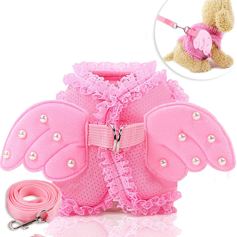 Breathable Dog Cat Harness with Lace No Pull Mesh French Bulldog Harnesses Leash for Chihuahua Yorkshire Terrier Leashes Outdoor
Breathable Dog Cat Harness with Lace No Pull Mesh French Bulldog Harnesses Leash for Chihuahua Yorkshire Terrier Leashes Outdoor