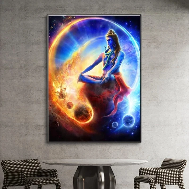 

Lord Shiva Canvas Art Wall Paintings Home Decor Hindu Gods Modern Wall Posters And Prints Hinduism Cuadros Art Wall Pictures