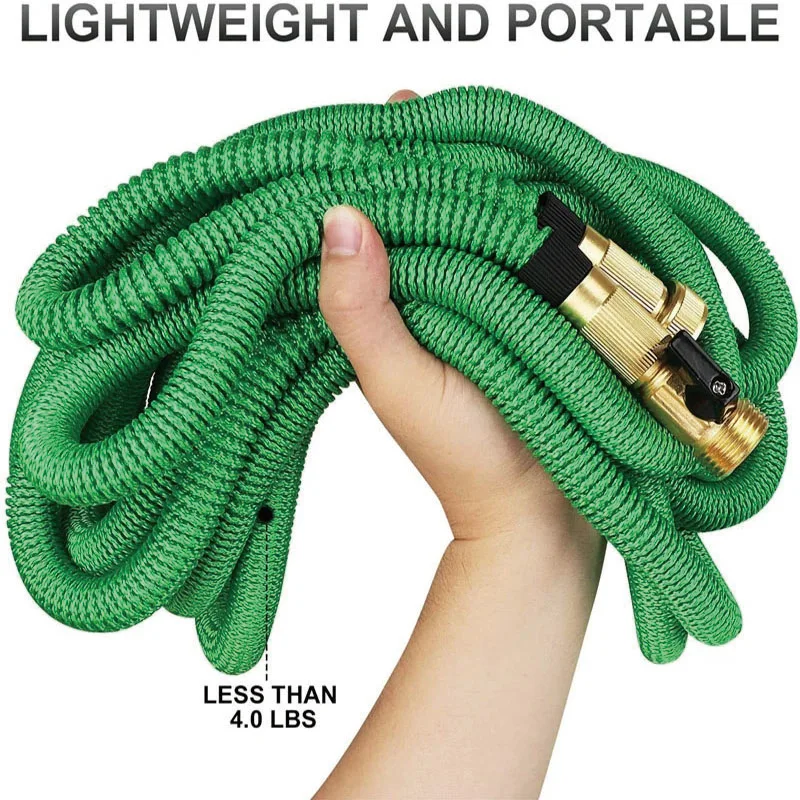 Large garden hose, retractable hose for high-pressure car wash magic hose, metal spray gun nozzle nozzle, outdoor garden waterin
Large garden hose, retractable hose for high-pressure car wash magic hose, metal spray gun nozzle nozzle, outdoor garden waterin