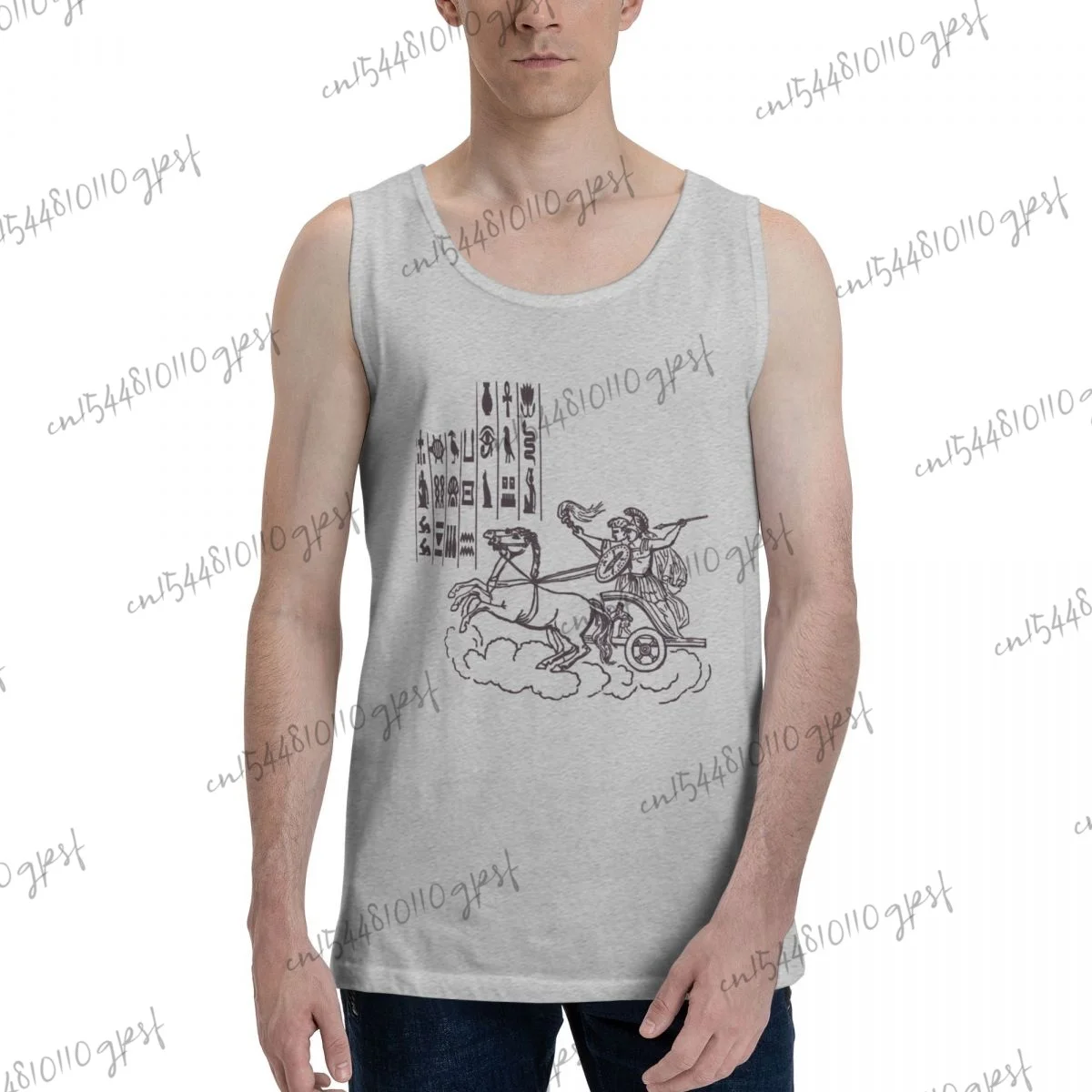 Men's sport musculation Hand-painted Ancient Egyptian Warrior Vector Pure cotton men tank top gym clothing
Men's sport musculation Hand-painted Ancient Egyptian Warrior Vector Pure cotton men tank top gym clothing