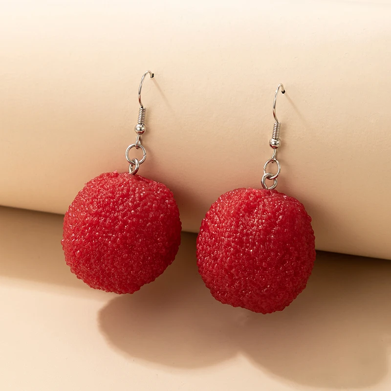 Docona новые модные висячие серьги Bayberry для женщин и девушек забавные фрукты пищевая Смола геометрические Подвески Ювелирные серьги в подарок... 
Docona новые модные висячие серьги Bayberry для женщин и девушек забавные фрукты пищевая Смола геометрические Подвески Ювелирные серьги в подарок...