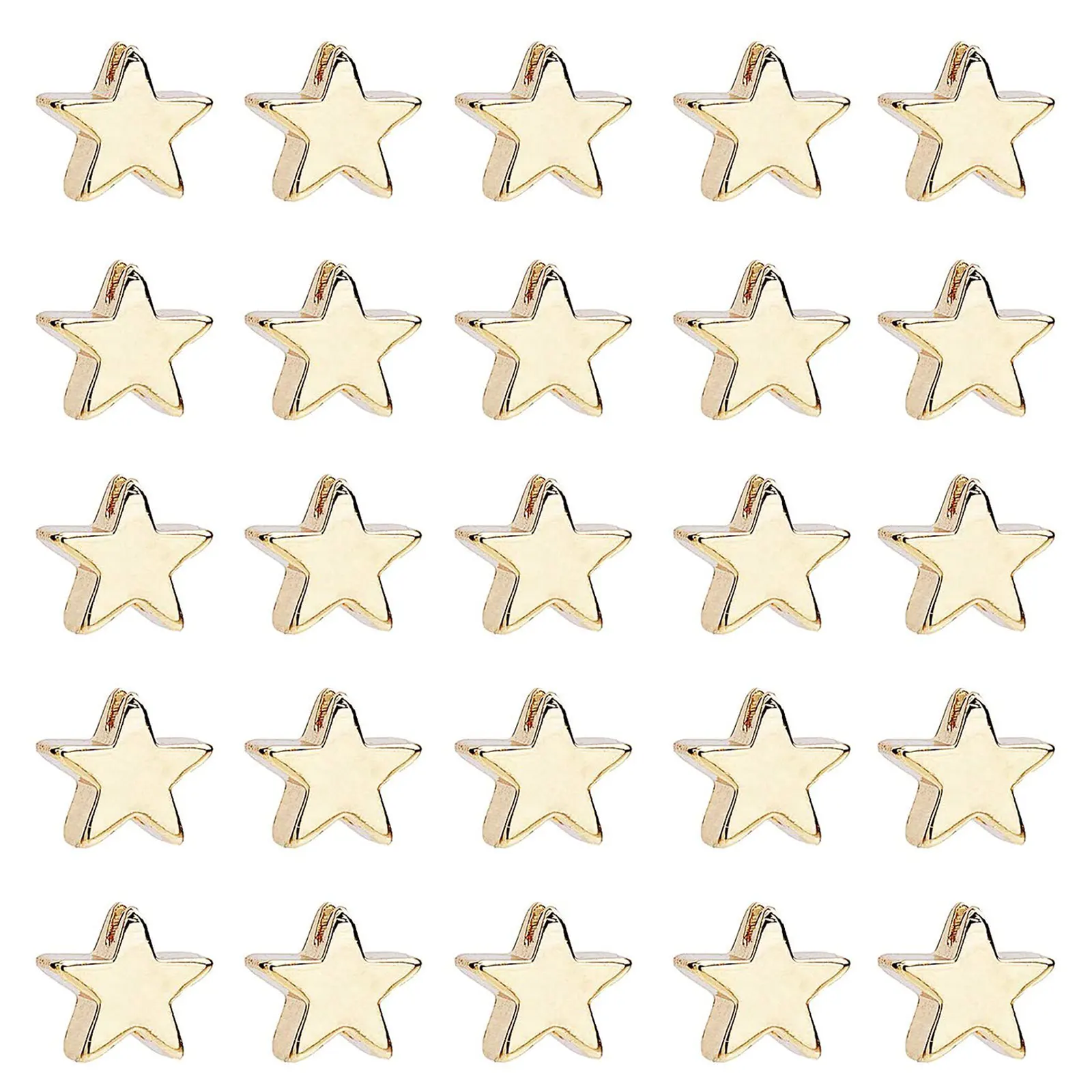 2000pcs Golden Star Beads with Hole Star-shaped Spacer Beads Jewelry Making Accessories for Home Handicraft Enthusiasts Novices
2000pcs Golden Star Beads with Hole Star-shaped Spacer Beads Jewelry Making Accessories for Home Handicraft Enthusiasts Novices