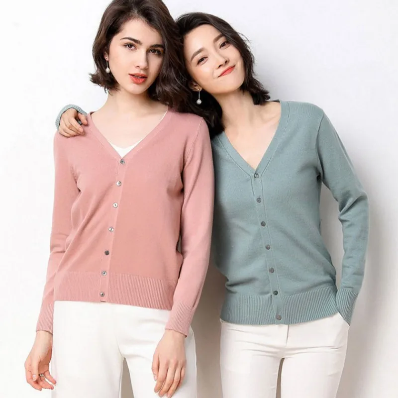 Women Sweaters Ladies Autumn Button Solid Color Knit Short Cardigan Long Sleeve Casual Warm Loose Sweater One Size
Women Sweaters Ladies Autumn Button Solid Color Knit Short Cardigan Long Sleeve Casual Warm Loose Sweater One Size
