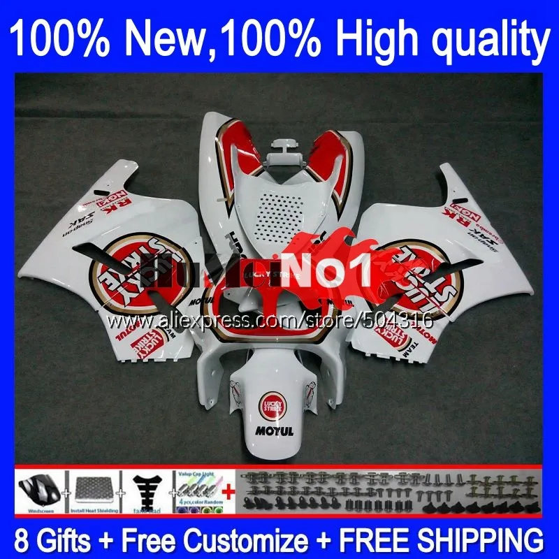 Body For HONDA VFR400 R V4 VFR400RR RVF400R 150MC.23 RVF VFR 400 R RR 400R CC NC24 87 88 VFR400R 1987 1988 Fairing Lucky Strike
Body For HONDA VFR400 R V4 VFR400RR RVF400R 150MC.23 RVF VFR 400 R RR 400R CC NC24 87 88 VFR400R 1987 1988 Fairing Lucky Strike