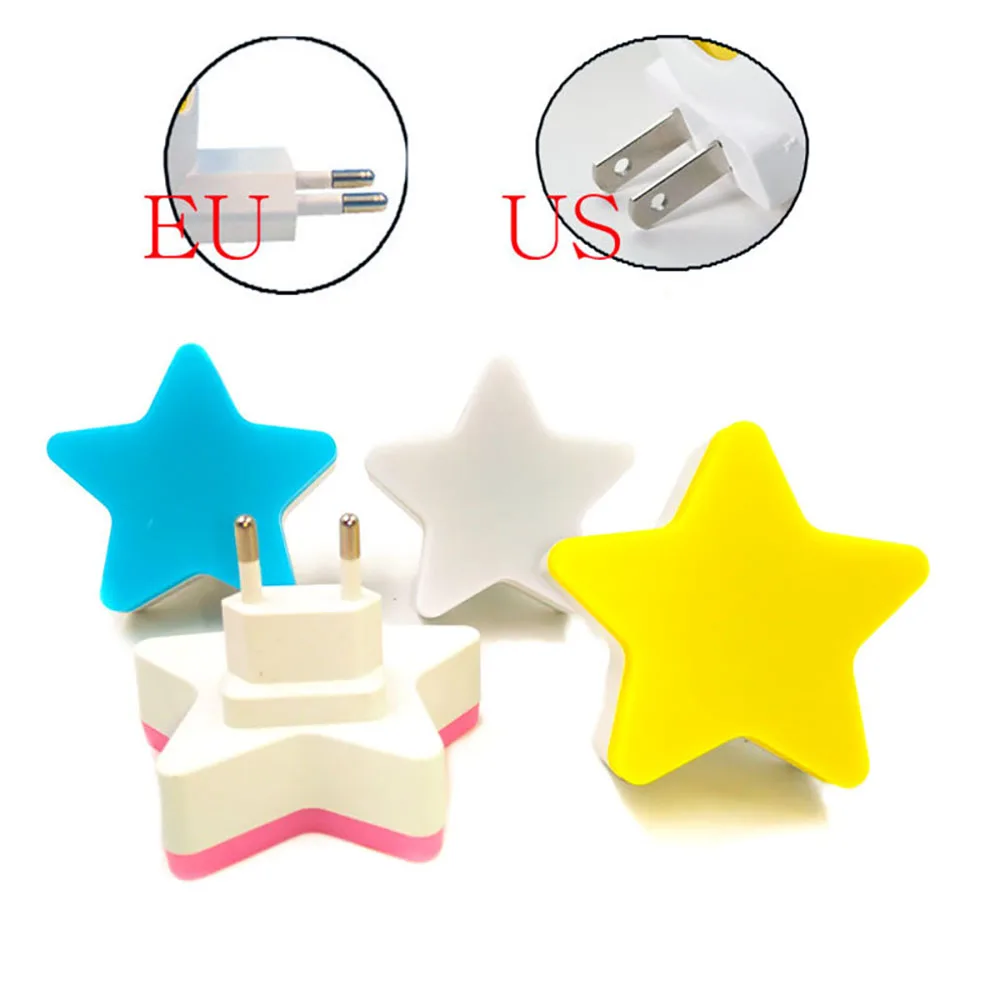 110V 220V Warm Star LED Night Light Room Decor EU US Plug Light-control Sensor Wall Socket Lamp Light Home Bedroom Decoration
110V 220V Warm Star LED Night Light Room Decor EU US Plug Light-control Sensor Wall Socket Lamp Light Home Bedroom Decoration