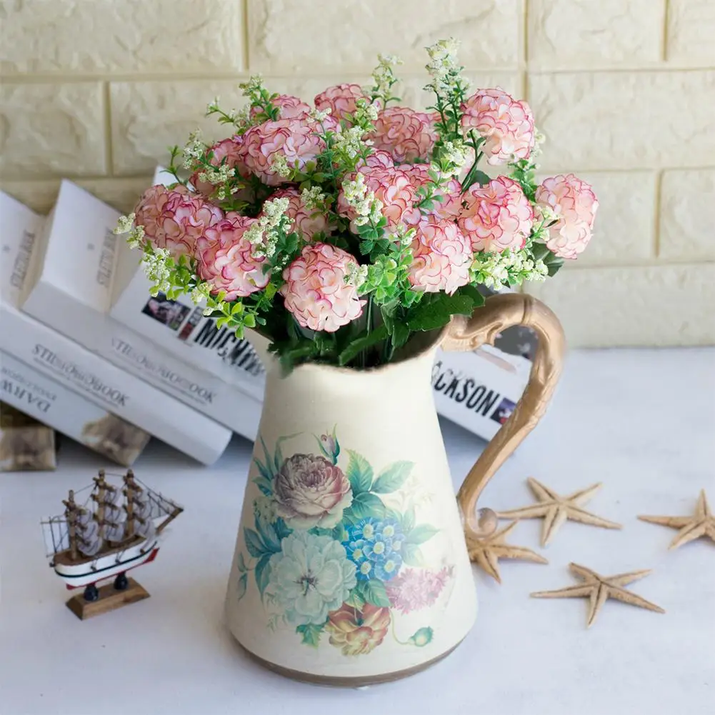 

1 букет искусственных цветов, растение для дома и офиса, украшение для вечеринки, искусственные цветы для дома и офиса, хризантемы