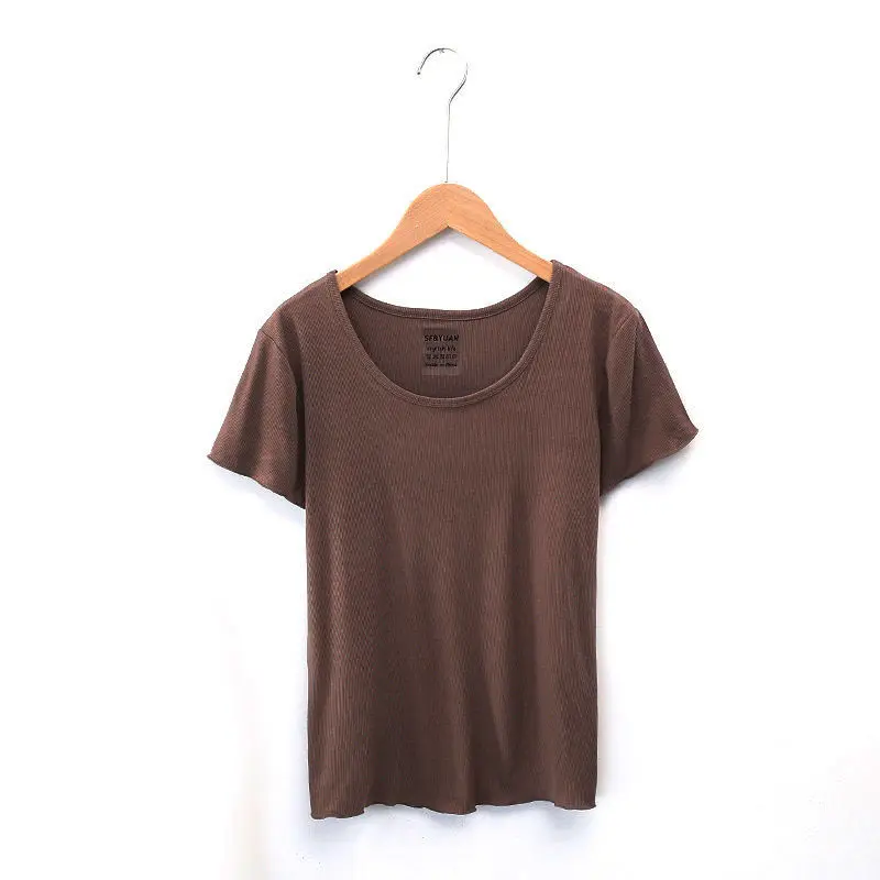 Summer high-quality classic popular leisure short-sleeved women's soft breathable T-shirt 
Summer high-quality classic popular leisure short-sleeved women's soft breathable T-shirt