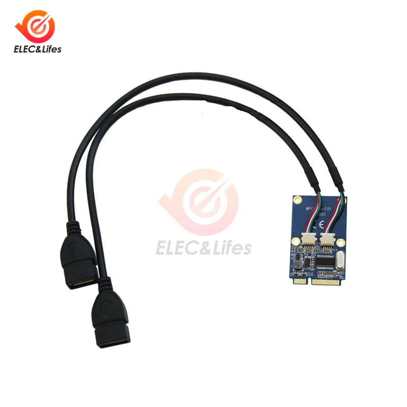 Mini PCI-E To USB Adapter Card PCI-E to 5 Pins dual-port USB 2.0 Expansion board card support for WINXP/2003/VISTA/2008/WINDOWS7
Mini PCI-E To USB Adapter Card PCI-E to 5 Pins dual-port USB 2.0 Expansion board card support for WINXP/2003/VISTA/2008/WINDOWS7