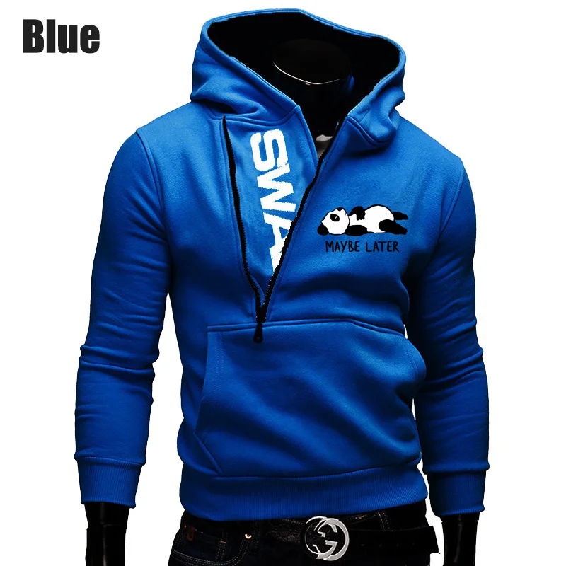 Maybe Later Panda Printed Pullove Clothes Man Warm Fleece Hooded Sweatshirt Fashion Splicing Color Zipper Hoodies Plus Size
Maybe Later Panda Printed Pullove Clothes Man Warm Fleece Hooded Sweatshirt Fashion Splicing Color Zipper Hoodies Plus Size