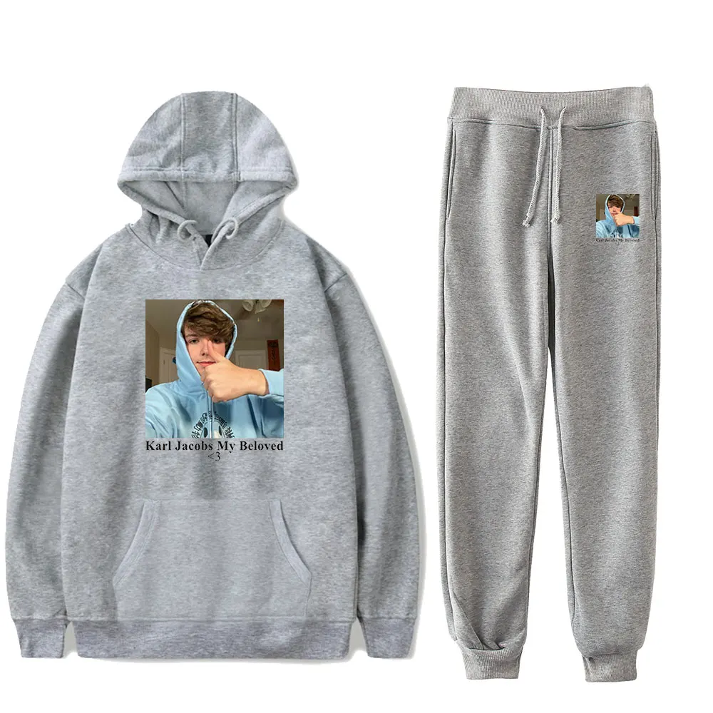 Net Red Karl Jacobs My Beloved Merch Hoodies Set Men Women Hoodies Pants Two-Piece Sweatshirt Suit Fashion Kawaii Clothes
Net Red Karl Jacobs My Beloved Merch Hoodies Set Men Women Hoodies Pants Two-Piece Sweatshirt Suit Fashion Kawaii Clothes