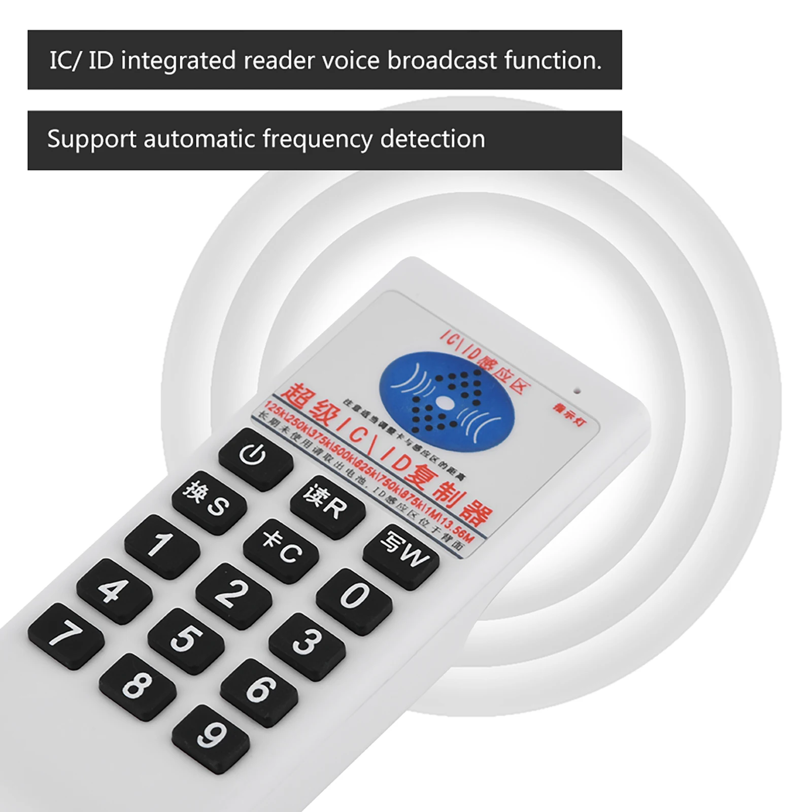 Replicator 13.56MHZ cards Reader Writer Copy NFC Programmer RFID Copier ID IC Frequency card Reader 125KHZ Tag
Replicator 13.56MHZ cards Reader Writer Copy NFC Programmer RFID Copier ID IC Frequency card Reader 125KHZ Tag