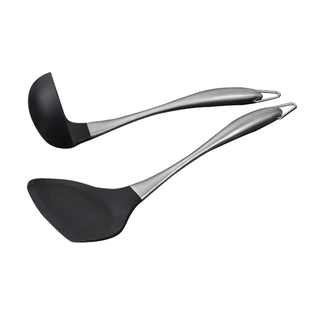 1pcs Non-Stick Silicone Cooking Spatula Stainless Steel Handle Wok Shovel Flexible Silicone Pancake Kitchen Cooking
1pcs Non-Stick Silicone Cooking Spatula Stainless Steel Handle Wok Shovel Flexible Silicone Pancake Kitchen Cooking