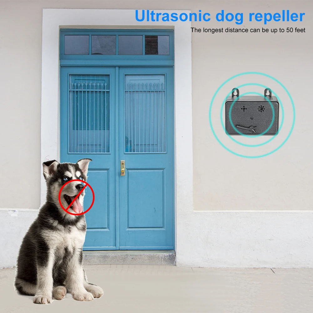 Pet Dog Repeller Wall-Mounted Anti Barking Stop Bark Training Device Ultrasonic Anti Barking Ultrasonic Dog Bark Control Trainer