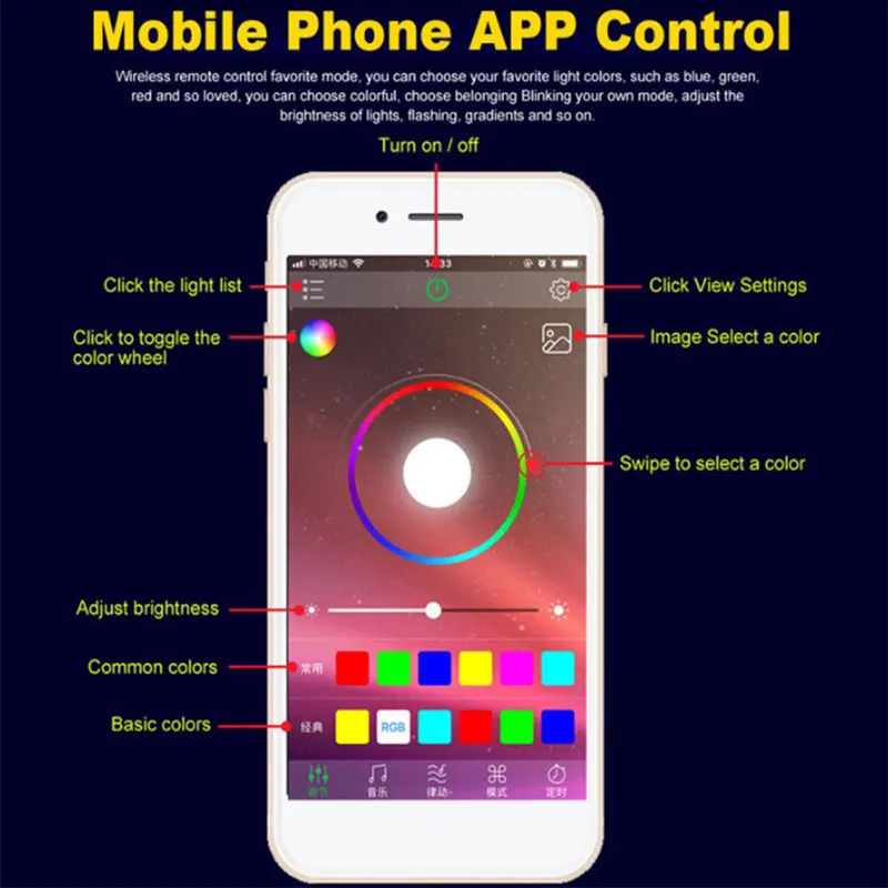 6M RGB LED Car Interior Fiber Optic Neon EL Wire Strip Light Atmosphere APP 6in1
6M RGB LED Car Interior Fiber Optic Neon EL Wire Strip Light Atmosphere APP 6in1