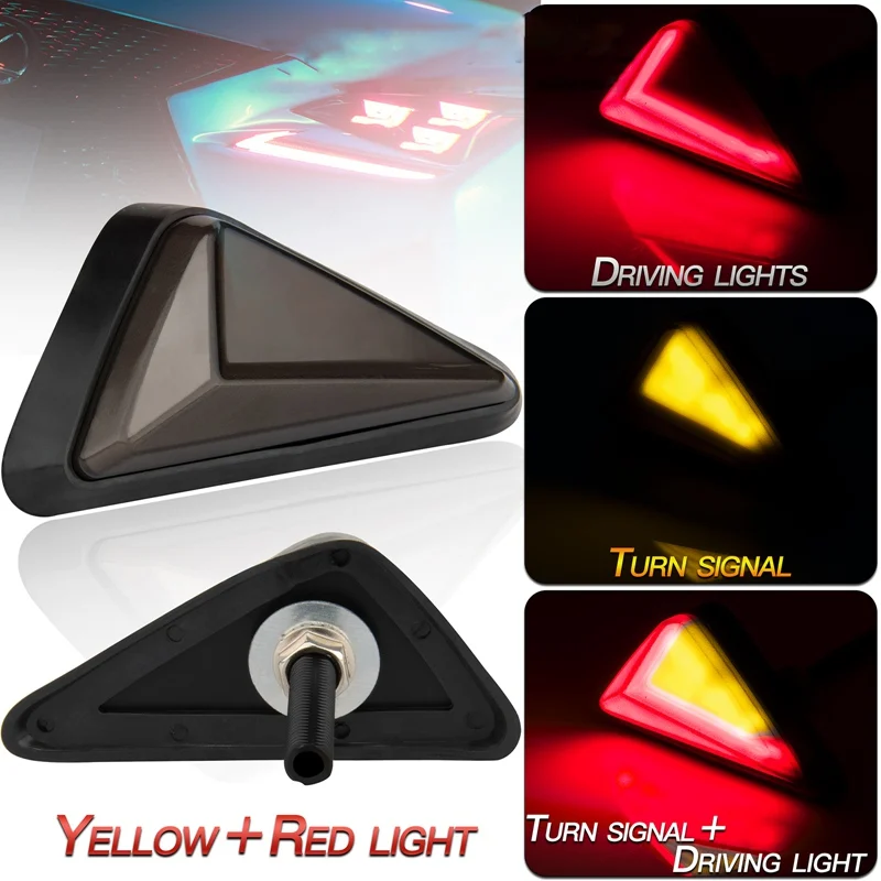 2Pcs Motorcycle Flush Mount Triangle Turn Signal Light Amber White LED Indicator Lamp DRL Blinker For BMW Honda Suzuki
2Pcs Motorcycle Flush Mount Triangle Turn Signal Light Amber White LED Indicator Lamp DRL Blinker For BMW Honda Suzuki