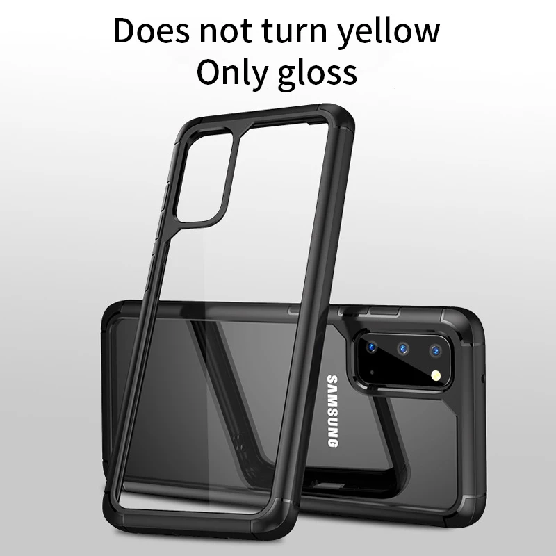 Для Samsung Galaxy S20 Ультра мобильный телефон чехол для 20 PLUS прозрачный 360 полная