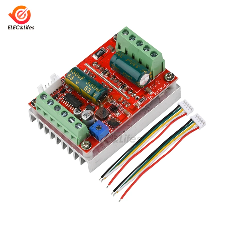 DC 6-60V 400W BLDC Three Phase DC Brushless Motor Controller PWM Hall Motor Control Driver Board 12V 24V 48V
DC 6-60V 400W BLDC Three Phase DC Brushless Motor Controller PWM Hall Motor Control Driver Board 12V 24V 48V