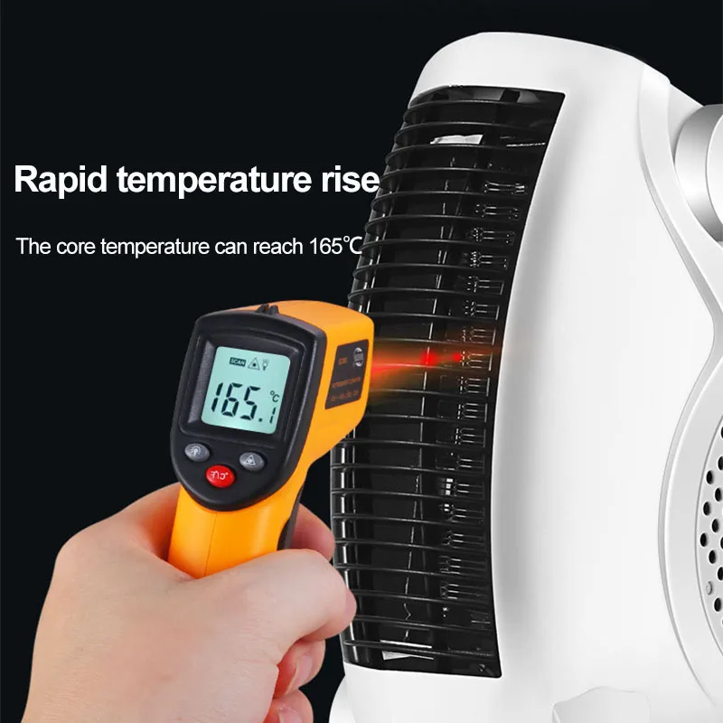 

800W Mini Electric Heater Portable Desktop Fan Heater Stove Radiator Warm Air Blower Home Office Room Warmer Machine for Winter