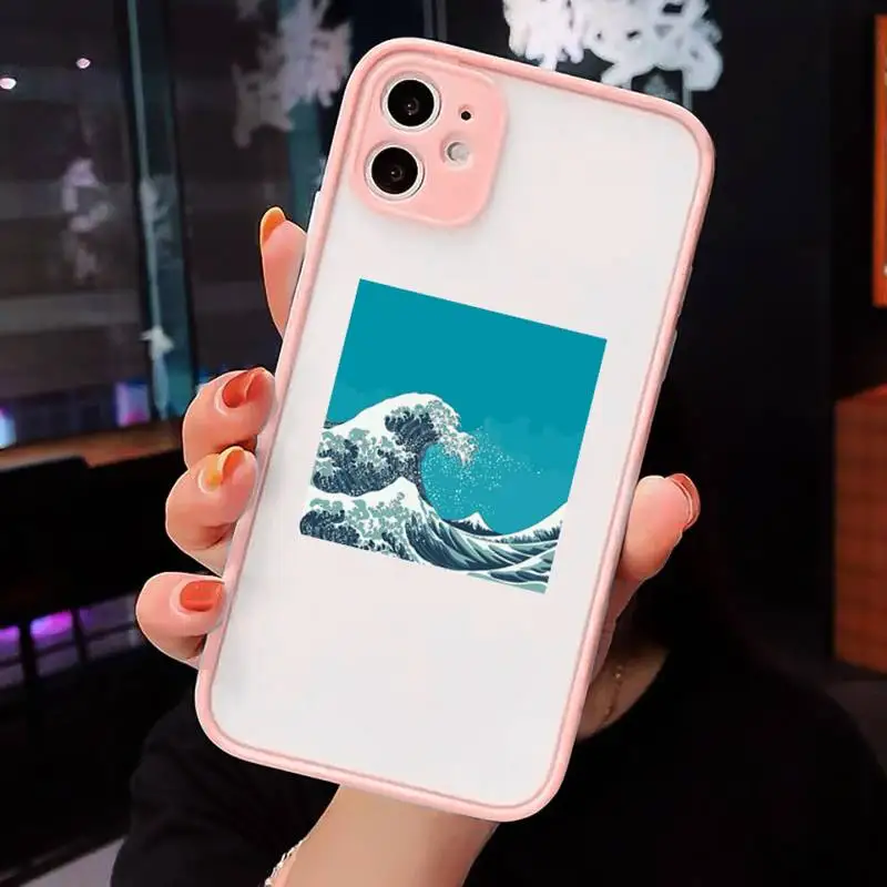 The Big Wave of kanagawa Phone Case Matte Transparent for iPhone 7 8 11 12 s mini pro X XS XR MAX Plus cover funda
The Big Wave of kanagawa Phone Case Matte Transparent for iPhone 7 8 11 12 s mini pro X XS XR MAX Plus cover funda