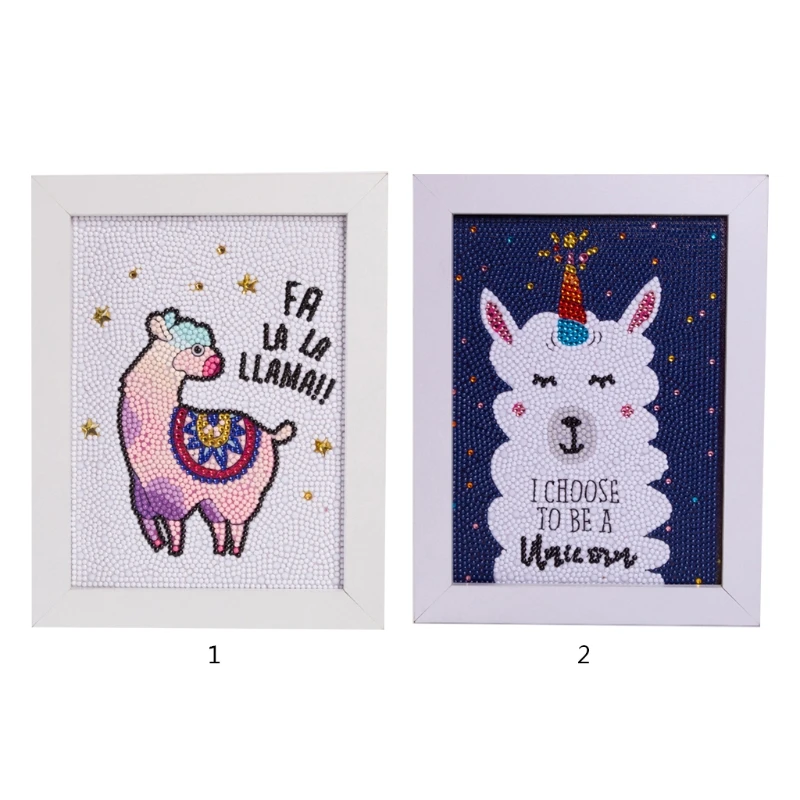 Children's Diamond Stickers Alpaca Diamond Painting Kit Full of Diamond with Frame for Kids Gift Decoration
Children's Diamond Stickers Alpaca Diamond Painting Kit Full of Diamond with Frame for Kids Gift Decoration