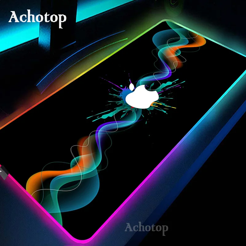 RGB Gaming Mouse Pad Apple Logo Computer Gamer Mousepad Large Game LED Illumination Mouse Mat XXL PC Laptop Keyboard Desk Carpet
RGB Gaming Mouse Pad Apple Logo Computer Gamer Mousepad Large Game LED Illumination Mouse Mat XXL PC Laptop Keyboard Desk Carpet