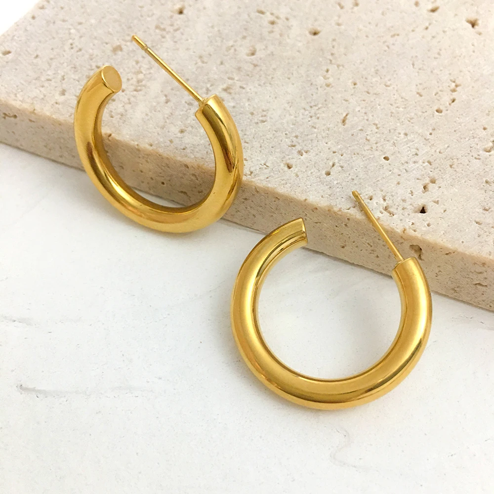 Monlansher Large Small Geometric Stud Earrings Trendy C Shape Stainless Steel Earrings for Women Minimalist Earrings Jewelry
Monlansher Large Small Geometric Stud Earrings Trendy C Shape Stainless Steel Earrings for Women Minimalist Earrings Jewelry