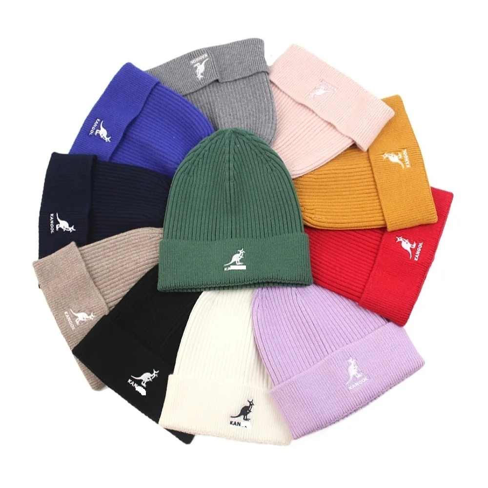 Korea Kangaroo Embroidery Knitted Hat Keep Warm Flanging Winter Hat Couples Beanie Men Woman Hat
Korea Kangaroo Embroidery Knitted Hat Keep Warm Flanging Winter Hat Couples Beanie Men Woman Hat