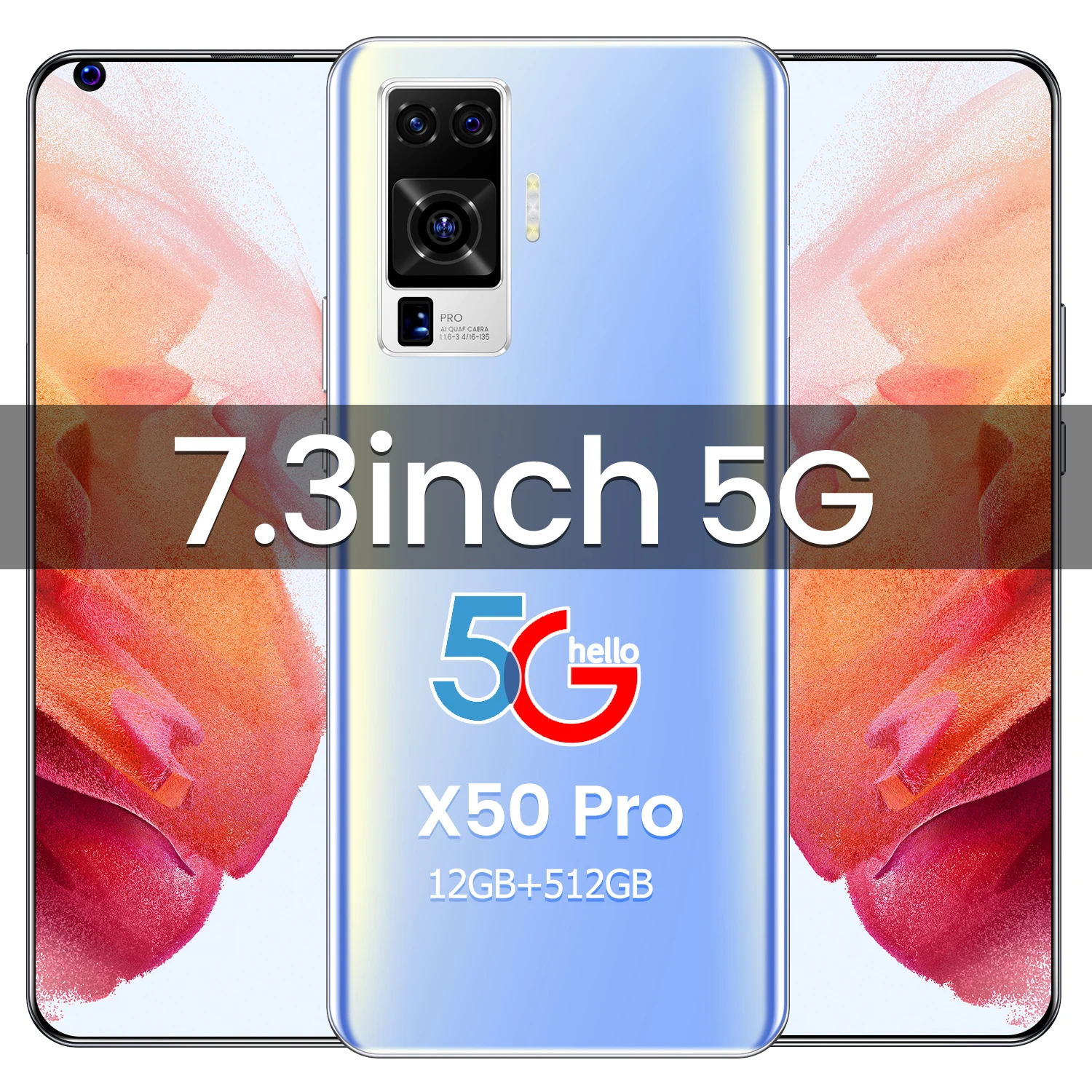 Смартфон, телефон, телефон, Диагональ экрана 7,3 дюймов, телефон, 4G сеть, 12G, 512G, разблокированный телефон, Android 10,0, сканер лица
Смартфон, телефон, телефон, Диагональ экрана 7,3 дюймов, телефон, 4G сеть, 12G, 512G, разблокированный телефон, Android 10,0, сканер лица
