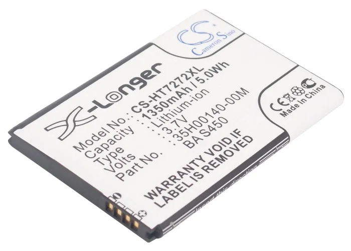 Аккумулятор CameronSino для HTC 7 Mozart A315C A3360 A3366 A3380 A6390 PC10100 T8698 Vision G2 BA S450 | Мобильные