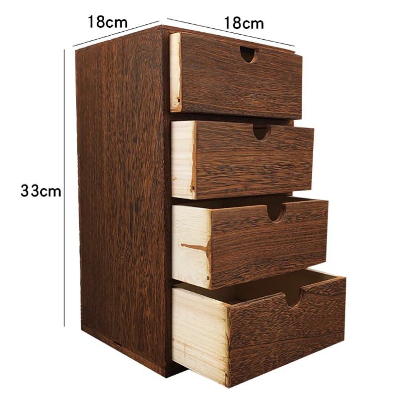 Retro Jewelry Box Organizer Desktop Natural Wood Drawer Type Storage Case Home Decor Handcrafted Wooden Sundries Storage Boxes 
Retro Jewelry Box Organizer Desktop Natural Wood Drawer Type Storage Case Home Decor Handcrafted Wooden Sundries Storage Boxes