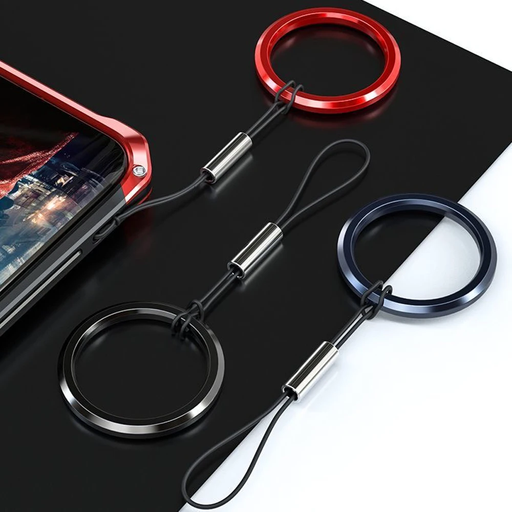 Металлическое кольцо Петля ручной ремешок на запястье для iPhone Huawei чехол USB флэш