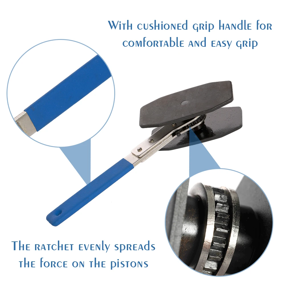 Car Ratchet Brake Piston Caliper Wrench Spreader Tools Hand Tool Accessories
Car Ratchet Brake Piston Caliper Wrench Spreader Tools Hand Tool Accessories