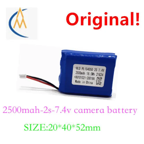 Original genuine lithium rechargeable battery 2500mah 7.4v circuit board aircraft model equipment with plug toy audio
Original genuine lithium rechargeable battery 2500mah 7.4v circuit board aircraft model equipment with plug toy audio