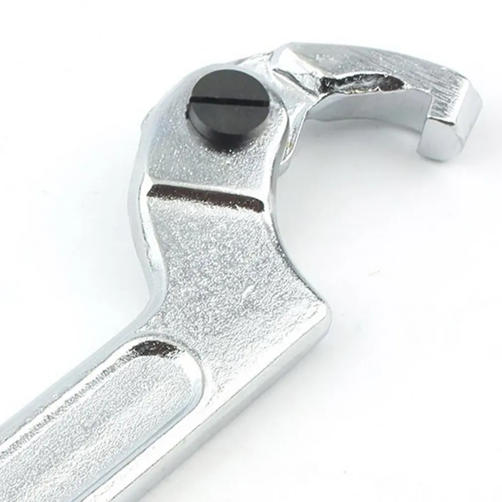 Durable 19-51mm Chrome Vanadium Steel Adjustable Hook Wrench Pin Wrench C Shape Spanner Tool Universal Hand Tools 
Durable 19-51mm Chrome Vanadium Steel Adjustable Hook Wrench Pin Wrench C Shape Spanner Tool Universal Hand Tools
