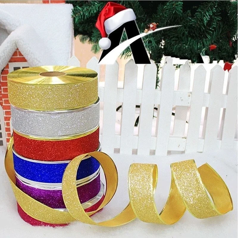 2M Sparkle Ribbon Gold Silver Glitter Ribbons Wedding Gift Wrapping Christmas Trees Party DIY Scrapbooking Crafts 5CM Wire Edged
2M Sparkle Ribbon Gold Silver Glitter Ribbons Wedding Gift Wrapping Christmas Trees Party DIY Scrapbooking Crafts 5CM Wire Edged