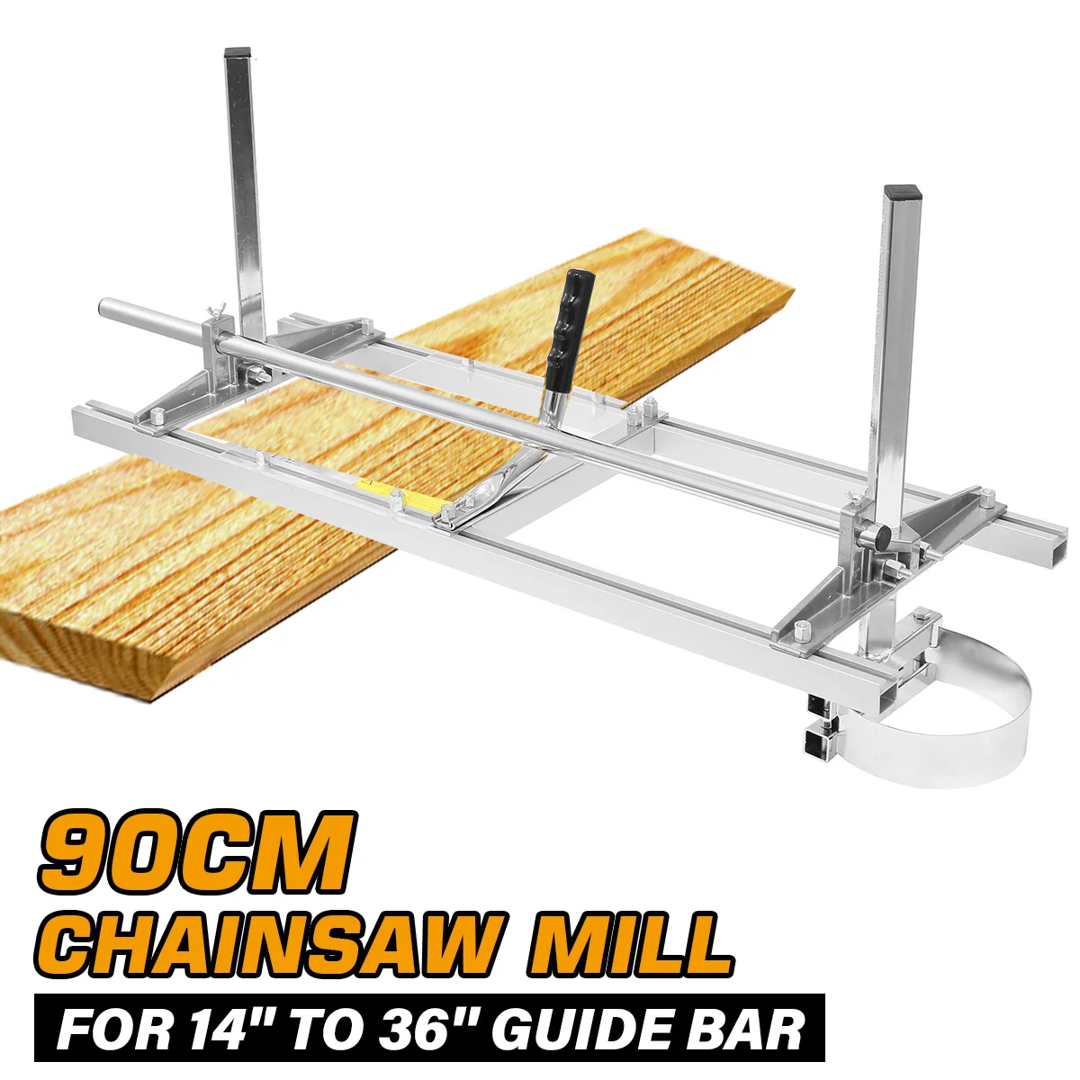 Portable Chainsaw Mill 90cm Planking Milling Set From 14'' to 36'' Guide Bar Chainsaws 90cm Chain saw Lumber Cutting Tool Kit
Portable Chainsaw Mill 90cm Planking Milling Set From 14'' to 36'' Guide Bar Chainsaws 90cm Chain saw Lumber Cutting Tool Kit