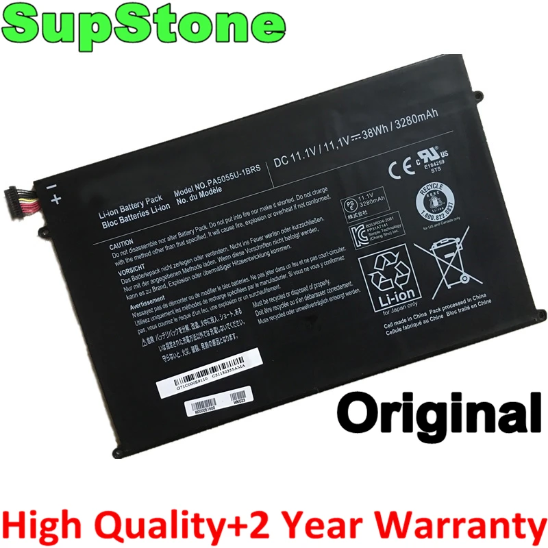 SupStone Genuine Original New PA5055U-1BRS laptop battery for Toshiba Excite 13 AT330 Tablet AT330-005 AT330-004 KB2120
SupStone Genuine Original New PA5055U-1BRS laptop battery for Toshiba Excite 13 AT330 Tablet AT330-005 AT330-004 KB2120