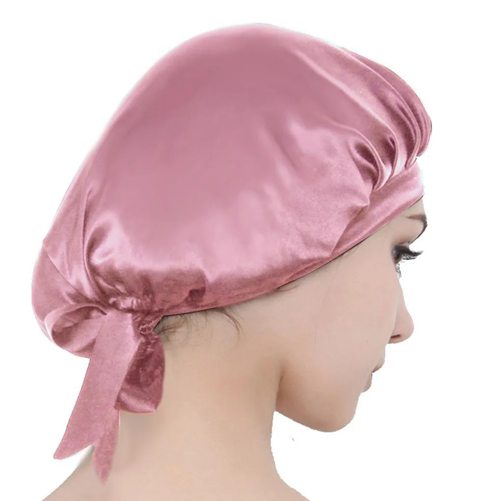 2pc Mulberry Silk Nightcap Sleeping Cap Pure Silk Hair Wrap Adjustable Elastic Band Sleeping Beanie
2pc Mulberry Silk Nightcap Sleeping Cap Pure Silk Hair Wrap Adjustable Elastic Band Sleeping Beanie