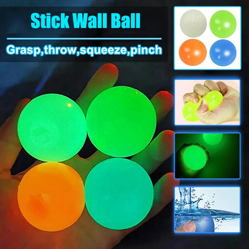 2Style Stick Wall Ball Fluorescent Squash Xmas Sticky Target Ball Decompression Throw Fidget Toy Kids Gift Novelty Stress Relief
2Style Stick Wall Ball Fluorescent Squash Xmas Sticky Target Ball Decompression Throw Fidget Toy Kids Gift Novelty Stress Relief