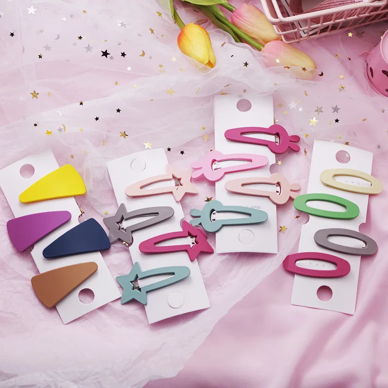 4Pcs/set Korean Candy Color Hairpin Cute Geometric Scrub Hair Clip For Women Girls Hair Accessories
4Pcs/set Korean Candy Color Hairpin Cute Geometric Scrub Hair Clip For Women Girls Hair Accessories