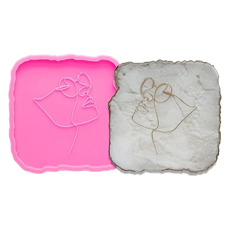 N0HE Body Line Art Irregular Coaster Epoxy Resin Mold Cup Mat Mug Pad Silicone Mould
N0HE Body Line Art Irregular Coaster Epoxy Resin Mold Cup Mat Mug Pad Silicone Mould