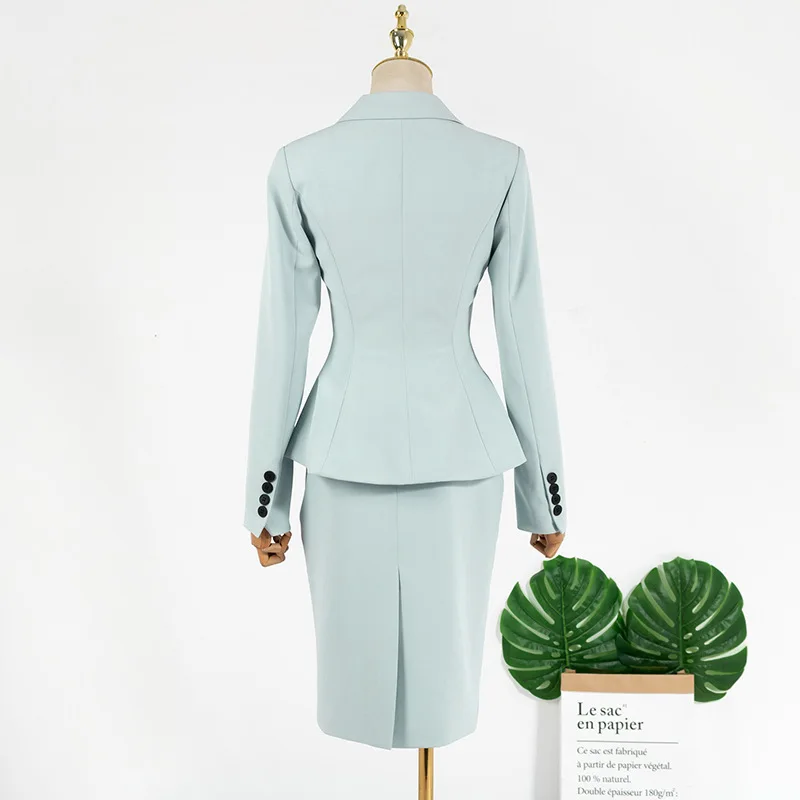 Kpop Korean Celebrity office elegant Single-breasted Jacket blazers Outerwear and Knee-length slim skirts women 2 piece outfits
Kpop Korean Celebrity office elegant Single-breasted Jacket blazers Outerwear and Knee-length slim skirts women 2 piece outfits